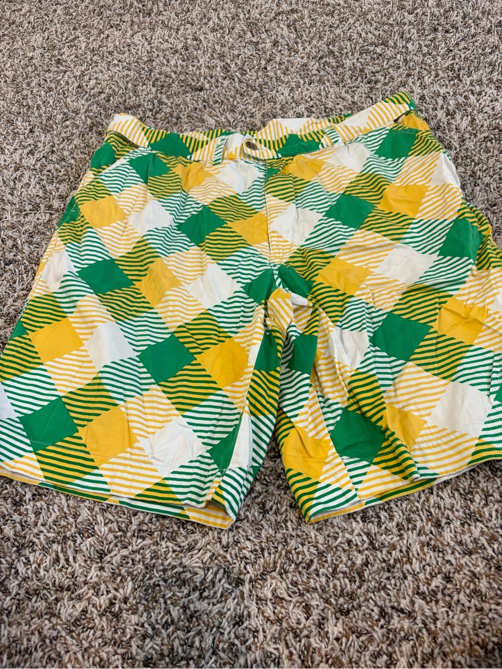 Rare Discontinued Loudmouth Golf Men’s Shorts Sz 36 “Vegeburger”
